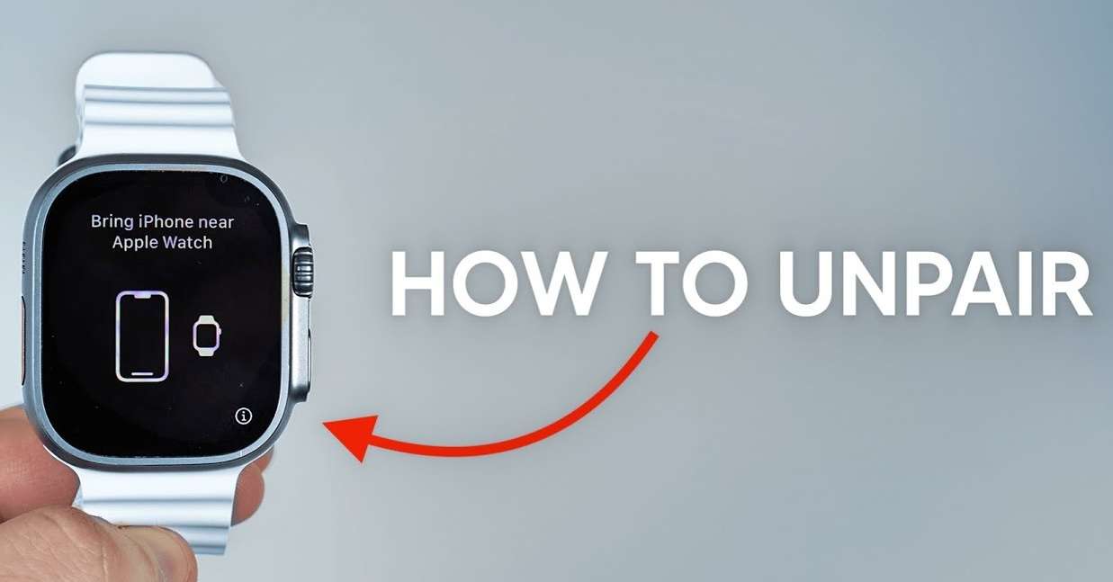 how to unpair apple watch without phone and password